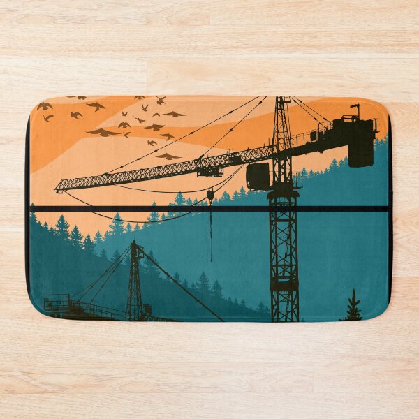 Item preview, Tower Crane View designed and sold by damnoverload.