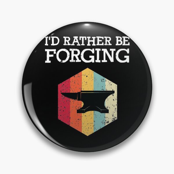 Item preview, I'd Rather Be Forging Funny Forge Blacksmith Anvil Gift  designed and sold by chrystalzlzzu93.