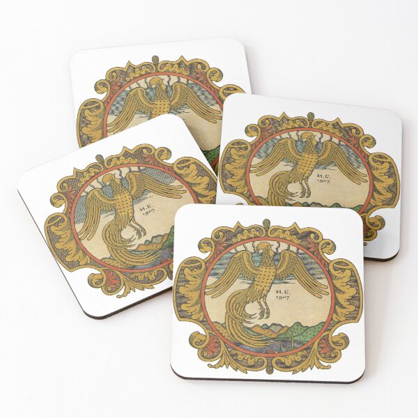 Item preview, Golden Rooster - Fairy Tales Ivan Bilibin 1907  designed and sold by RonesaAveela.