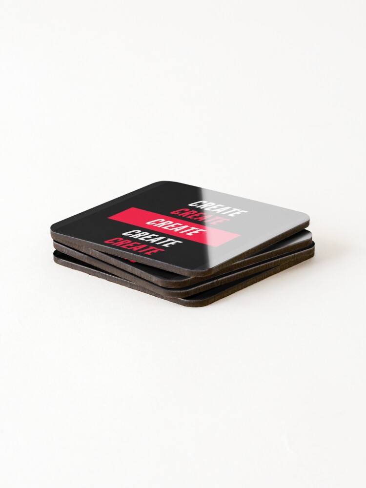 Thumbnail 4 of 5, Coasters (Set of 4), Create designed and sold by tcreate.