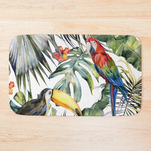 TROPICAL JUNGLE Bath Mat