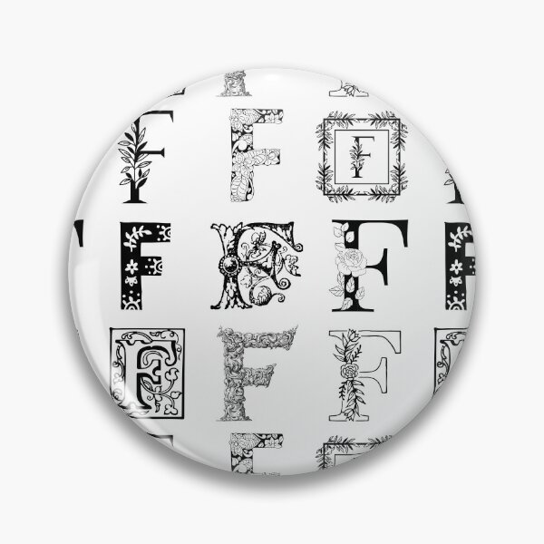 Item preview, Letter F Sticker Pack designed and sold by M-Artie.