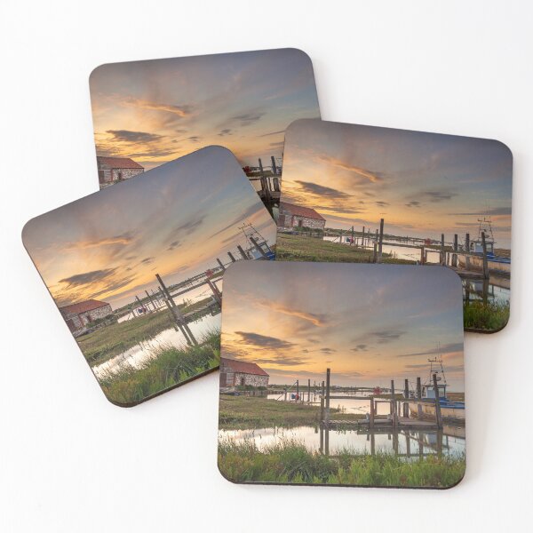 Item preview, High tide Sunset at Thornham Harbour designed and sold by dp-images.