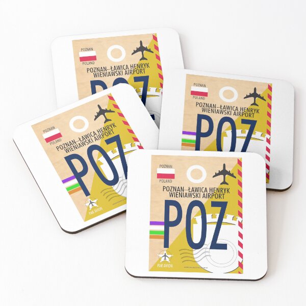 Item preview, POZNAN-LAWICA HENRYK WIENIAWSKI AIRPORT POZ Luggage Tag Baggage Tag Airport Code POLAND EUROPE designed and sold by kwiebe34.