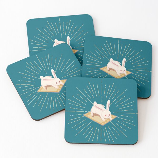 Item preview, Shining Yoga Bunny designed and sold by Preppy Prints .