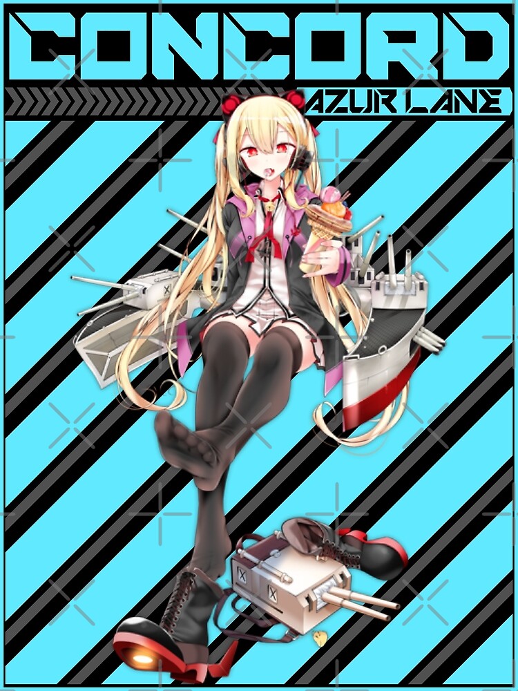 Azur Lane Concord Poster By Votrevpx Redbubble