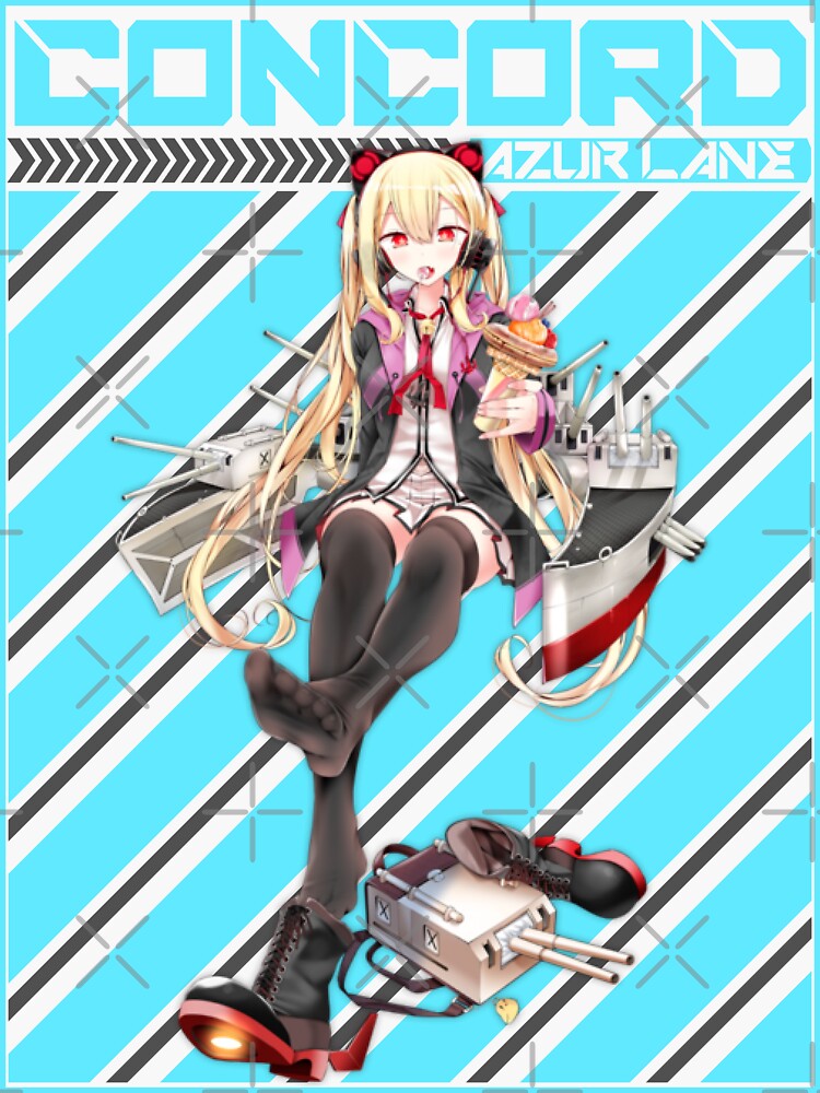 Azur Lane Concord Sticker For Sale By Votrevpx Redbubble