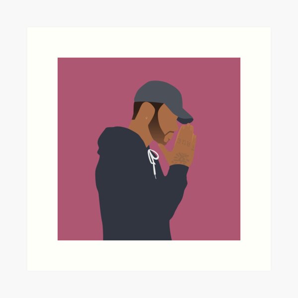 Bryson Tiller Anniversary 6x6 good Drawing