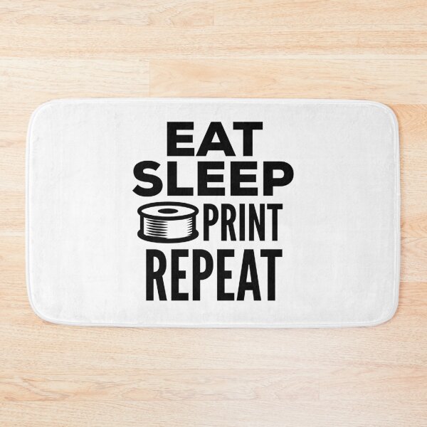 Item preview, 3D Printing Funny Quote - Eat Sleep Print Repeat designed and sold by HalpinDesign.
