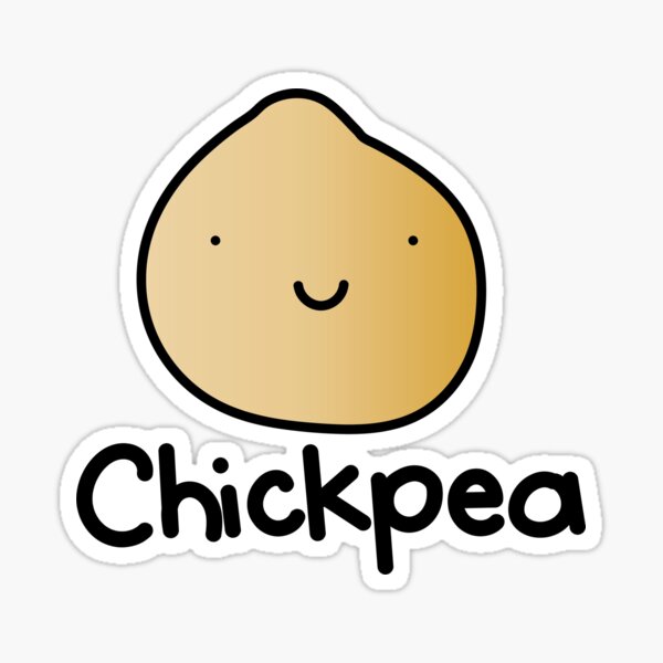 Cheeky chickpea Sticker