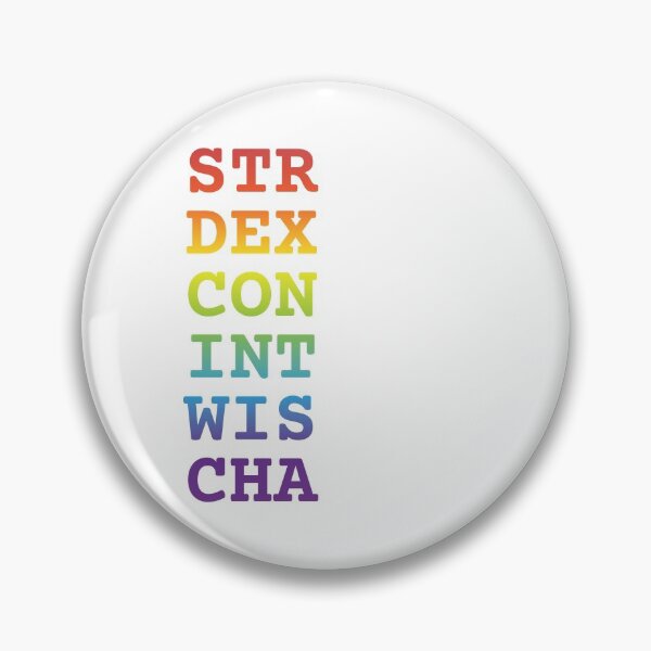 Item preview, Rainbow Dungeons & Dragons Stats designed and sold by nicegnome.
