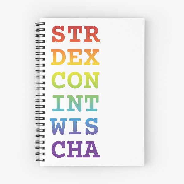 Item preview, Rainbow Dungeons & Dragons Stats designed and sold by nicegnome.