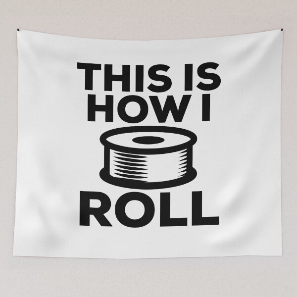 Item preview, 3D Printing Funny Quote - How I Roll designed and sold by HalpinDesign.