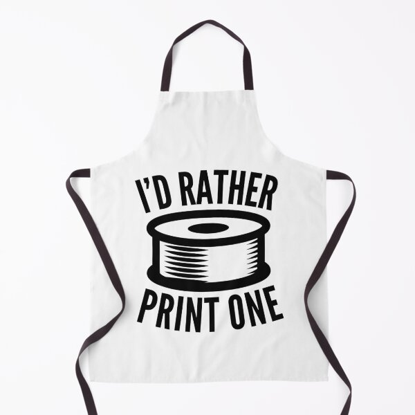 Item preview, 3D Printing Funny Quote - I'd Rather Print One designed and sold by HalpinDesign.