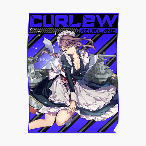 Azur Lane Curlew Poster For Sale By Votrevpx Redbubble