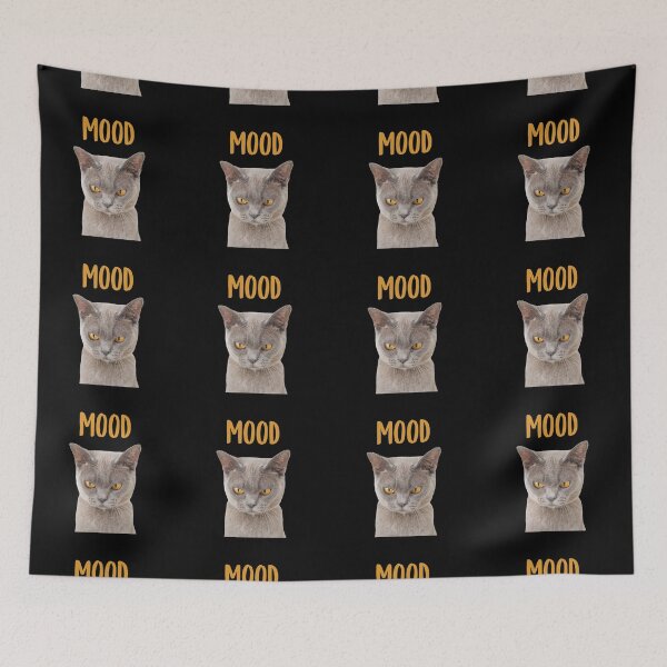 Item preview, Mood Mad Cat (Black BG) designed and sold by FilipeFerreira.