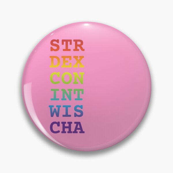 Item preview, Rainbow Dungeons & Dragons Stats designed and sold by nicegnome.