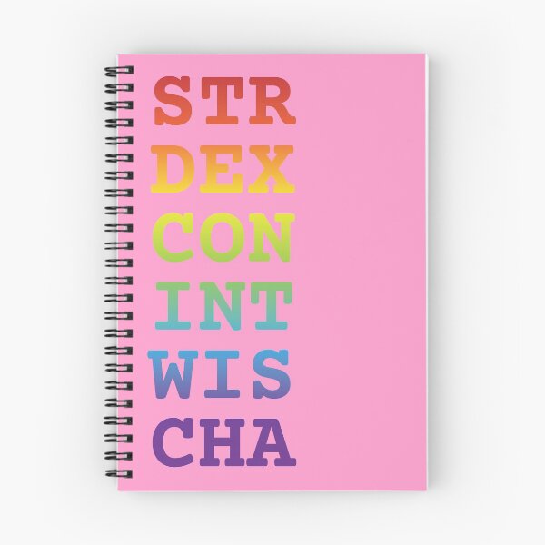 Item preview, Rainbow Dungeons & Dragons Stats designed and sold by nicegnome.