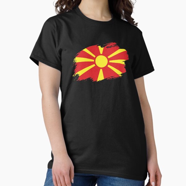 Aperçu de l'œuvre Drapeau de la Macédoine drapeau macédonien créée et vendue par GeogDesigns.