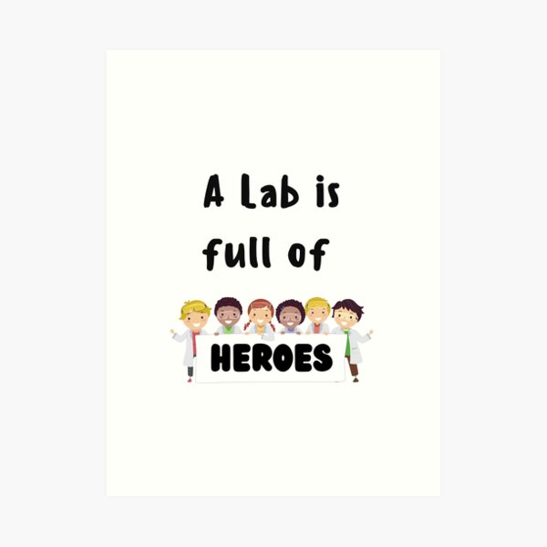 Funny Lab Week Art Print