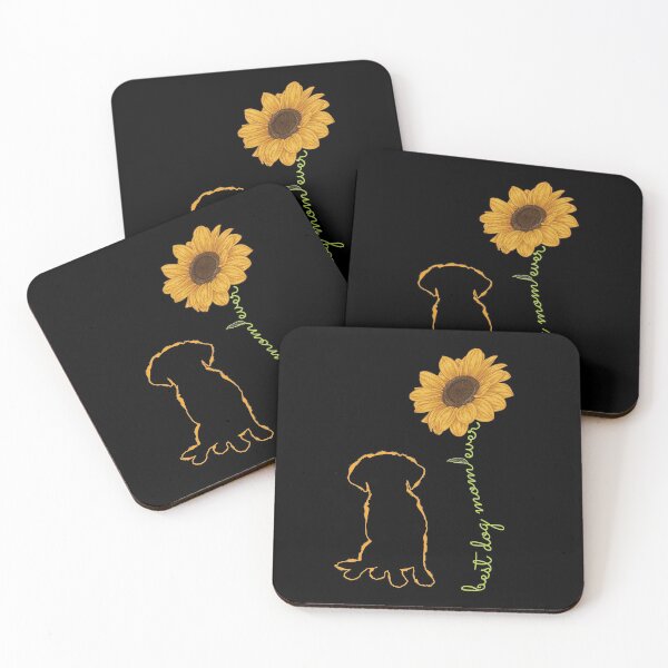 Artikelvorschau, Hund & Sonnenblume Best Dog Mom Ever Hunde Mutter Damen entworfen und verkauft von Lenny Stahl.