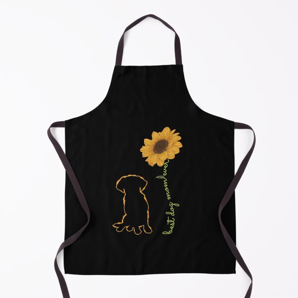 Artikelvorschau, Hund & Sonnenblume Best Dog Mom Ever Hunde Mutter Damen entworfen und verkauft von Lenny Stahl.