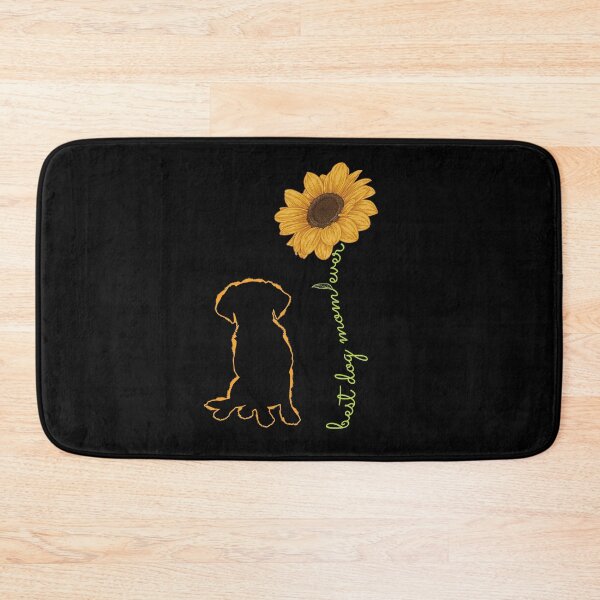 Artikelvorschau, Hund & Sonnenblume Best Dog Mom Ever Hunde Mutter Damen entworfen und verkauft von Lenny Stahl.