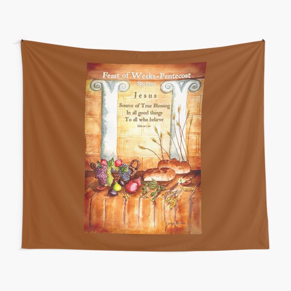 Feast of Weeks - Pentecost Shavuot Tapestry