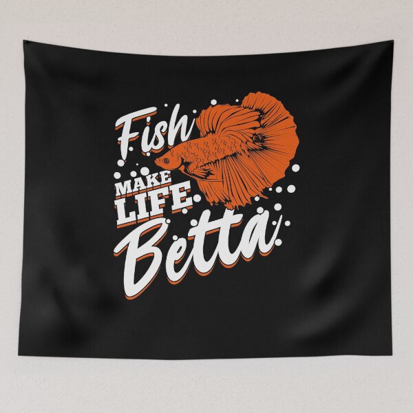 Item preview, Fish Make Life Betta Fishkeeping Fishkeeper Gift  designed and sold by Marcid95.