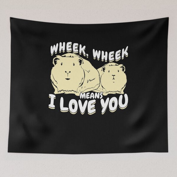 Item preview, Wheek Wheek Means I Love You Guinea Pig Lover Gift designed and sold by Marcid95.