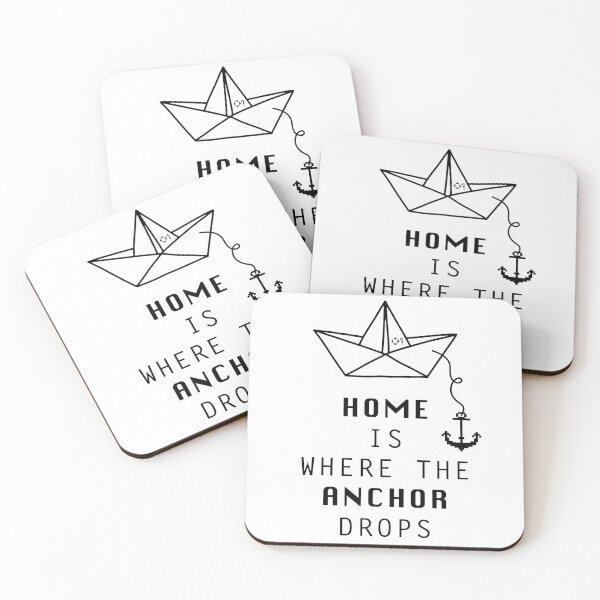 Item preview, PAPER SHIP ORIGAMIS No.1 | HOME IS WHERE THE ANCHOR DROPS designed and sold by yourtravelguide.