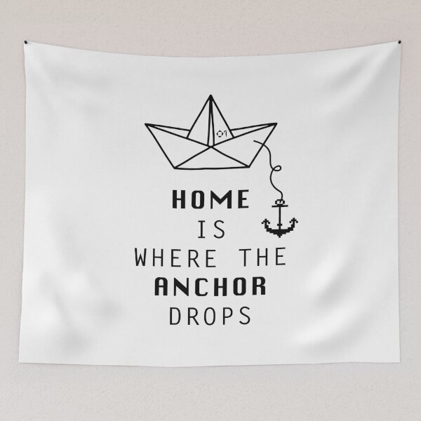 Item preview, PAPER SHIP ORIGAMIS No.1 | HOME IS WHERE THE ANCHOR DROPS designed and sold by yourtravelguide.