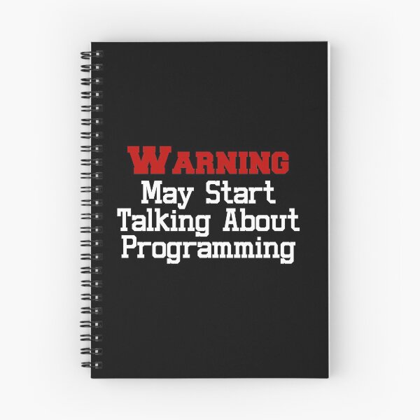 Item preview, WARNING MAY START TALKING ABOUT PROGRAMMING designed and sold by Aymanclothings.