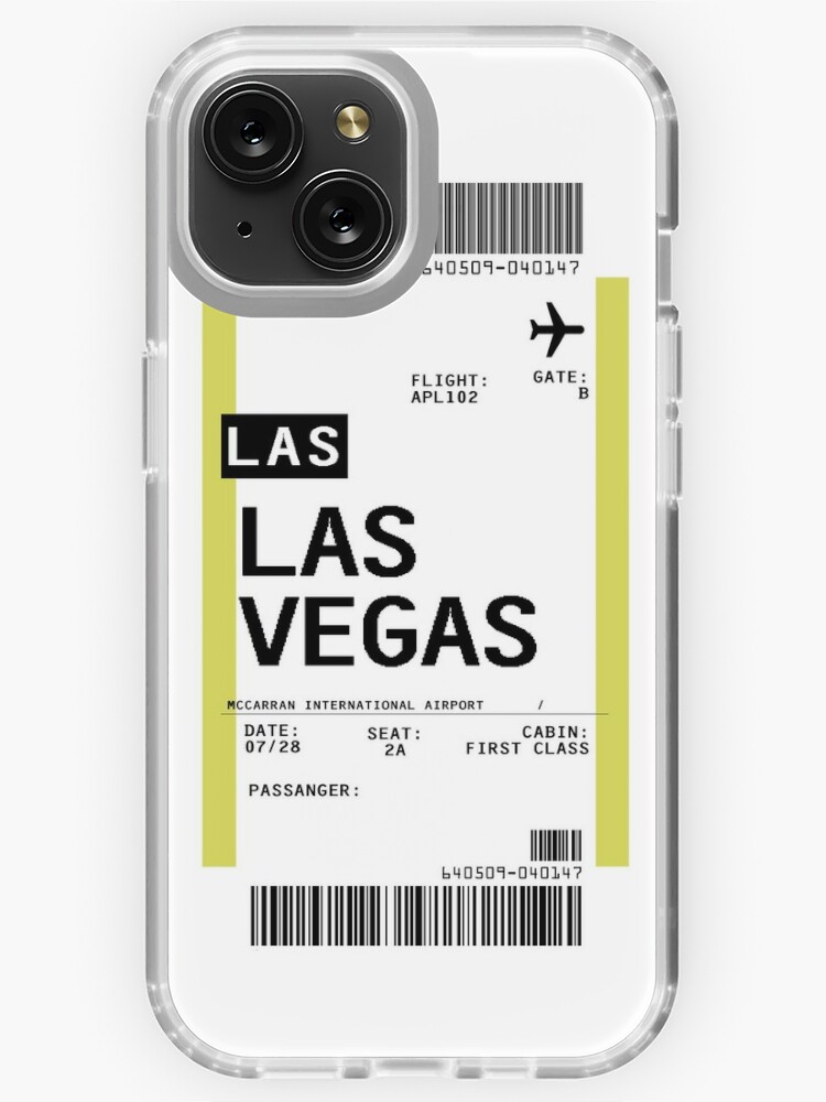 Las Vegas Boarding Pass Phone Case iPhone Case for Sale by Lola2shop
