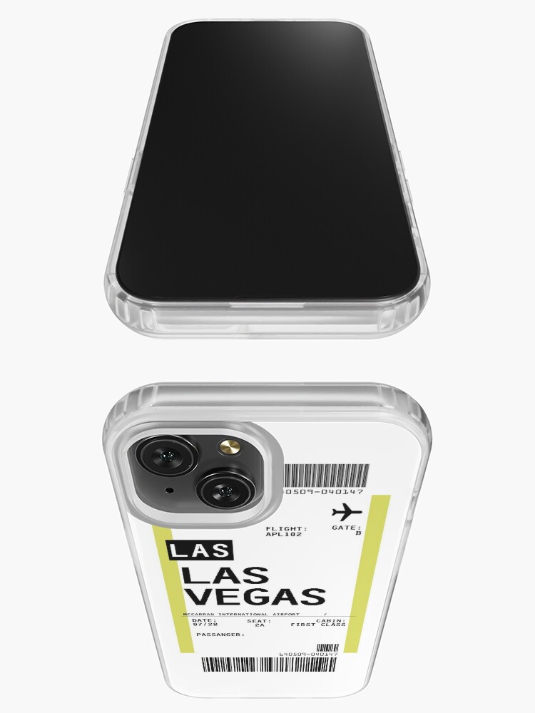 Plane ticket phone case Las Vegas