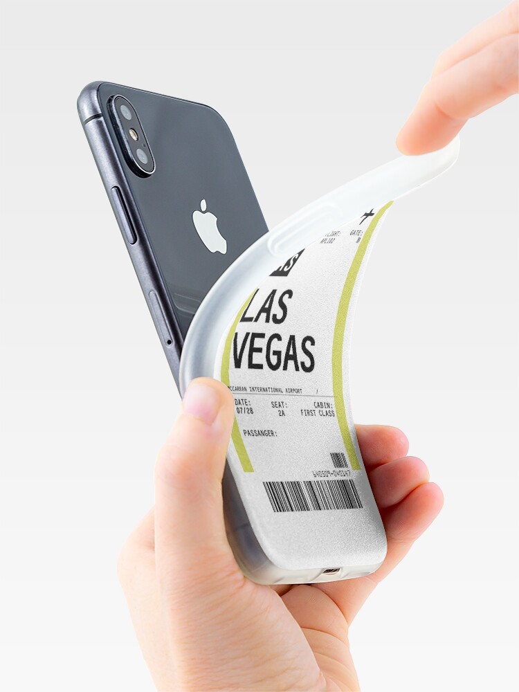 Las Vegas Boarding Pass Phone Case iPhone Case for Sale by Lola2shop