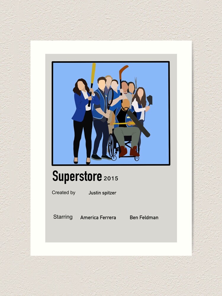 Superstore poster Art Print