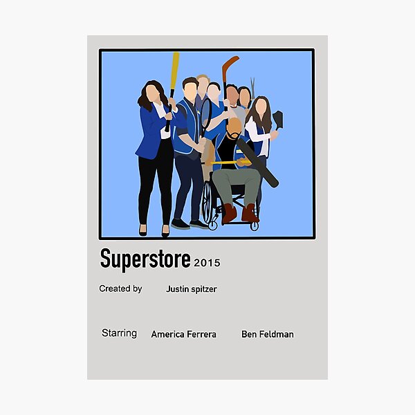 Superstore poster Photographic Print