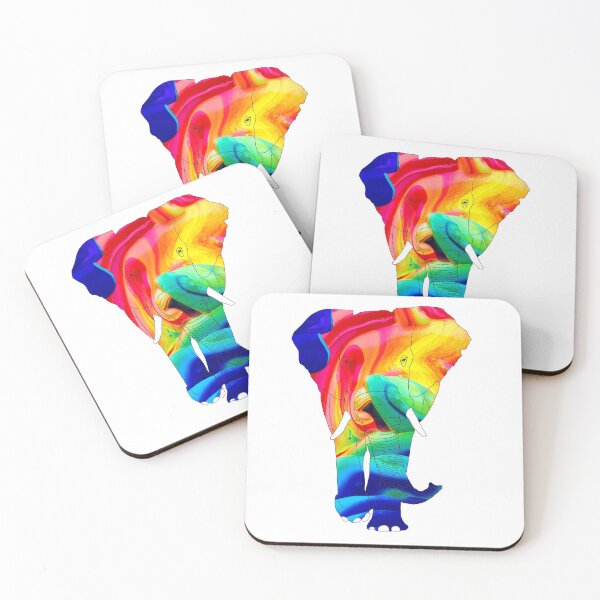 Item preview, Colorsplash elephant designed and sold by CreativePetlin.