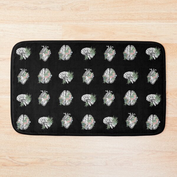 Item preview, Set Human brain and human heart illustration art, succulent plant and roses, succulent lover designed and sold by Collagedream.