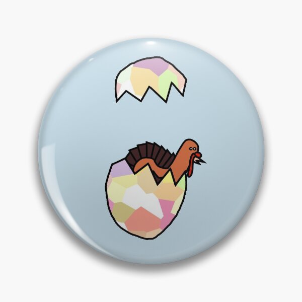 Item preview, Funny Easter Egg with Thanksgiving Turkey designed and sold by ellenhenry.