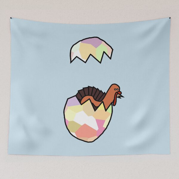Item preview, Funny Easter Egg with Thanksgiving Turkey designed and sold by ellenhenry.