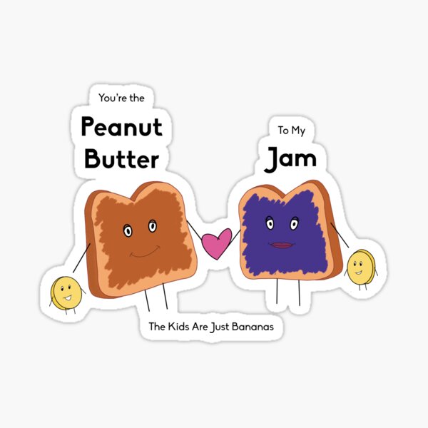 Pb and J Couple, Family Sticker