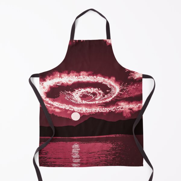 Item preview, Red sunset ocean view designed and sold by Catherine Milchard.
