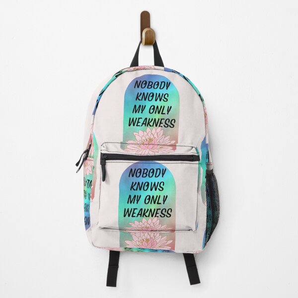 Item preview, Nobody Knows My Only Weakness with lotus designed and sold by My-Queens-Store.