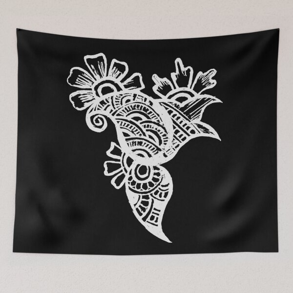 Item preview, Ethnic Hand Flower Art designed and sold by tshirtsandme.