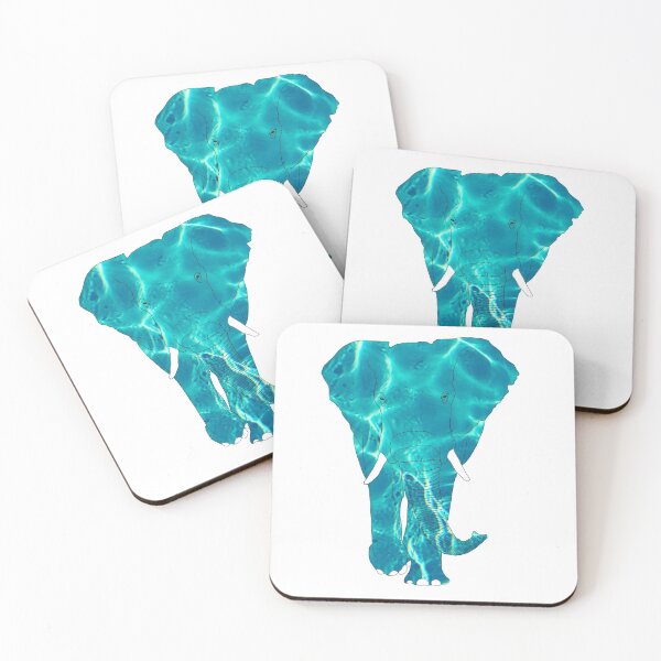 Aperçu de l'œuvre Éléphant de l'océan bleu créée et vendue par CreativePetlin.
