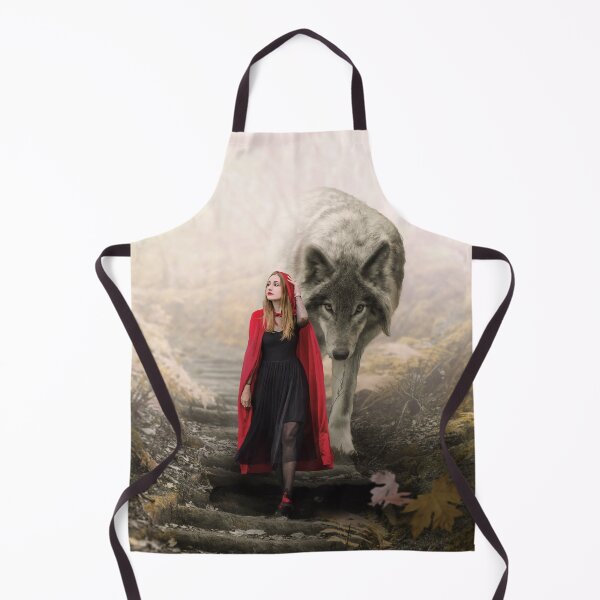 Item preview, Little Red Riding Hood Alone with a Wolf designed and sold by david parry.