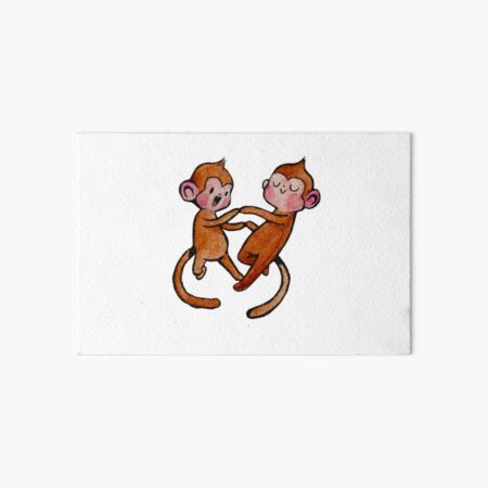Funny Monkey Selfie of a shocked monkey up to mischief  Art Board Print  for Sale by haRexia