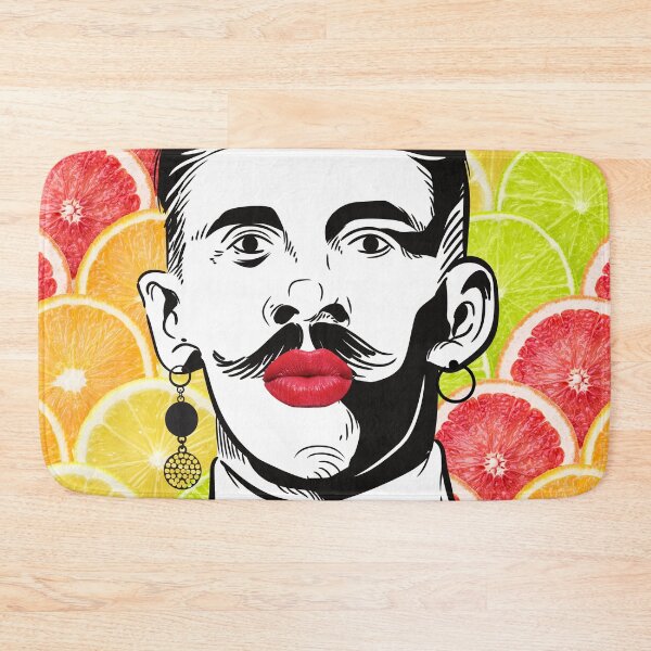 Item preview, A Vintage Gentleman with Luscious Red Lips designed and sold by cheeseonbread.